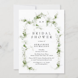 Moderne Eucalyptus Wreatmonogram Vrijgezellenfeest