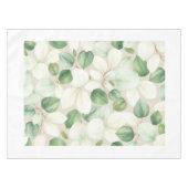 Moderne Eucalyptusblad Tafelkleed (Voorkant (Horizontaal))