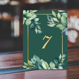 Moderne Eucalyptusbladeren QR-code Moslim Huwelijk Kaart