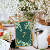 Moderne Eucalyptusbladeren QR-code Moslim Huwelijk Kaart