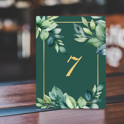 Moderne Eucalyptusbladeren QR-code Moslim Huwelijk Kaart