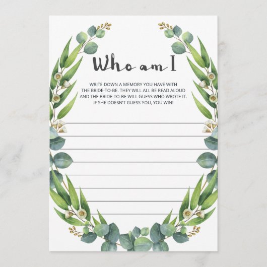 Moderne Eucalyptusijsbreker voor Vrijgezellenfeest (Voorkant)