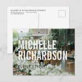 Moderne Event Planner Marketing Postkaart (Voorkant / Achterkant)