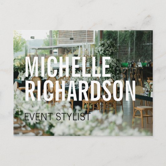 Moderne Event Planner Marketing Postkaart (Voorkant)