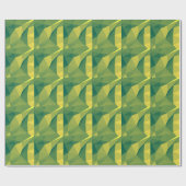 Moderne Evergreen Tree Landscape Wrapping Paper Cadeaupapier (Vlak)