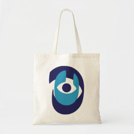 Moderne Evil Eye Canvas tas – Beschermende Nazar A
