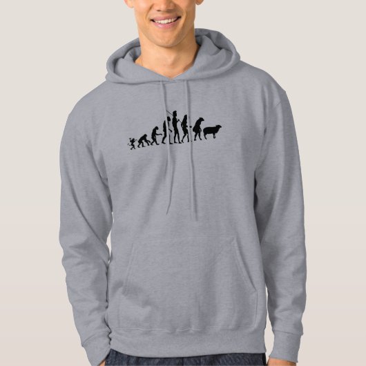 Moderne evolutie-Shirt Hoodie (Voorkant)