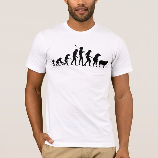 Moderne evolutie-Shirt T-shirt (Voorkant)