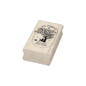 Moderne ex libris boom, boek rubberstempel (Stempel)