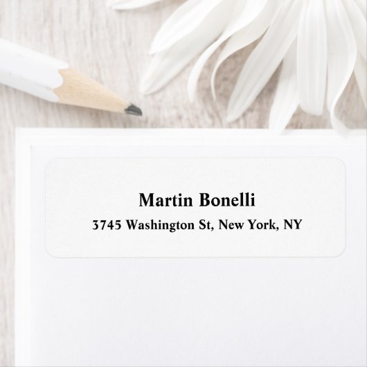 Moderne exclusieve minimalistisch etiket (Insitu)