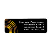 Moderne Executive Circles Business Professional Etiket (Voorkant)