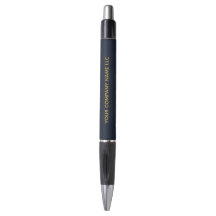 Moderne Executive Navy Blauwe & Gouden Zakelijke P