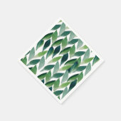 Moderne exotische groene Boheemse Natuur Servet (Hoek)