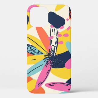 Moderne exotische oerwoud planten illustratiepatro Case-Mate iPhone case