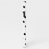 Moderne exotische roze Waterverf Flamingo & Stippe iPhone Hoesje (Rechterkant)