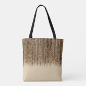 Moderne Exotische Safari Abstract Glam Print Tote Bag (Achterkant)
