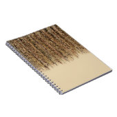 Moderne exotische Safari Abstracte Glam Print Notitieboek (Rechterzijde)