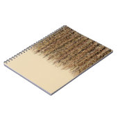 Moderne exotische Safari Abstracte Glam Print Notitieboek (Linkerzijde)