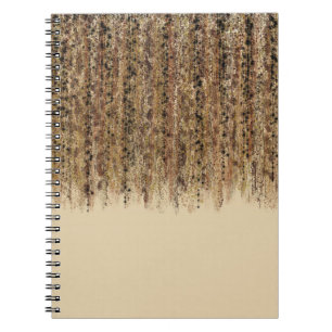 Moderne Exotische Safari Abstracte Glamour Print Notitieboek