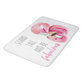 Moderne, exotische standaard en verbluffend flamin badmat (Gekanteld)