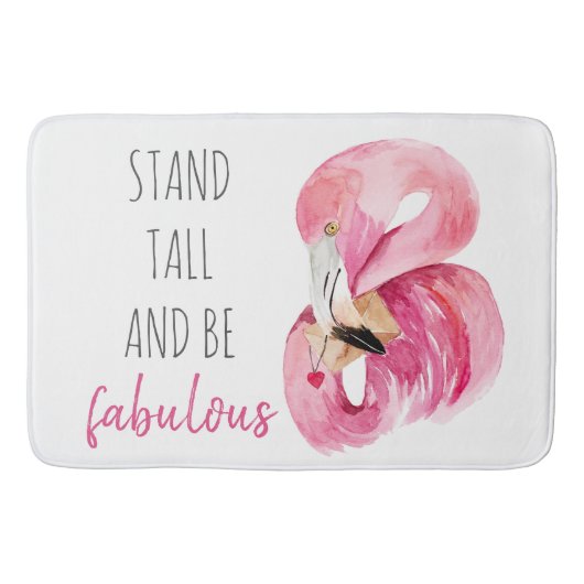 Moderne, exotische standaard en verbluffend flamin badmat (Voorkant)