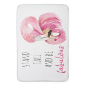 Moderne, exotische standaard en verbluffend flamin badmat (Voorkant Verticaal)