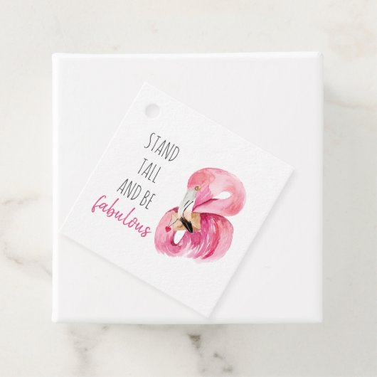 Moderne, exotische standaard en verbluffend flamin bedankjes labels (In situ)