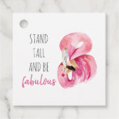 Moderne, exotische standaard en verbluffend flamin bedankjes labels (Voorkant)