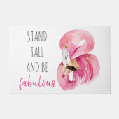 Moderne, exotische standaard en verbluffend flamin deurmat (Voorkant)