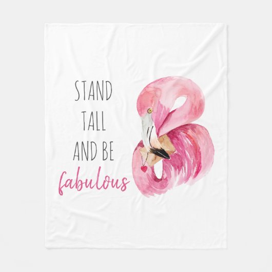 Moderne, exotische standaard en verbluffend flamin fleece deken (Voorkant)