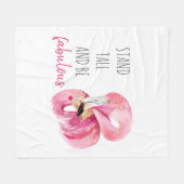 Moderne, exotische standaard en verbluffend flamin fleece deken (Voorkant (Horizontaal))