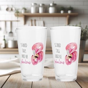 Moderne, exotische standaard en verbluffend flamin glas