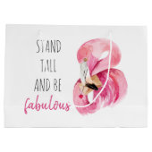 Moderne, exotische standaard en verbluffend flamin groot cadeauzakje (Achterkant)