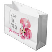 Moderne, exotische standaard en verbluffend flamin groot cadeauzakje (Voorkant Gekanteld)