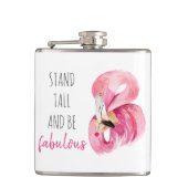 Moderne, exotische standaard en verbluffend flamin heupfles (Voorkant)