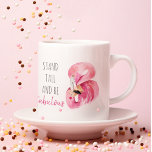 Moderne, exotische standaard en verbluffend flamin koffiemok<br><div class="desc">Moderne,  exotische standaard en verbluffend flamingo</div>