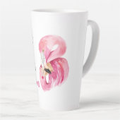 Moderne, exotische standaard en verbluffend flamin latte mok (Rechterhoek)