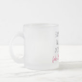 Moderne, exotische standaard en verbluffend flamin matglas koffiemok (Links)