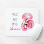 Moderne, exotische standaard en verbluffend flamin muismat (Met muis)