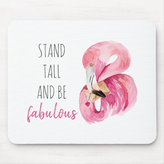 Moderne, exotische standaard en verbluffend flamin muismat (Voorkant)