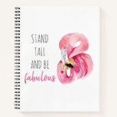 Moderne, exotische standaard en verbluffend flamin notitieboek (Voorkant)