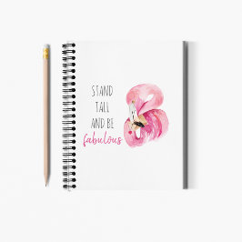 Moderne, exotische standaard en verbluffend flamin notitieboek