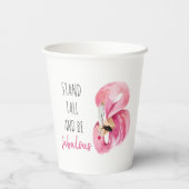 Moderne, exotische standaard en verbluffend flamin papieren bekers (Achterkant)