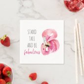 Moderne, exotische standaard en verbluffend flamin servet (Insitu)