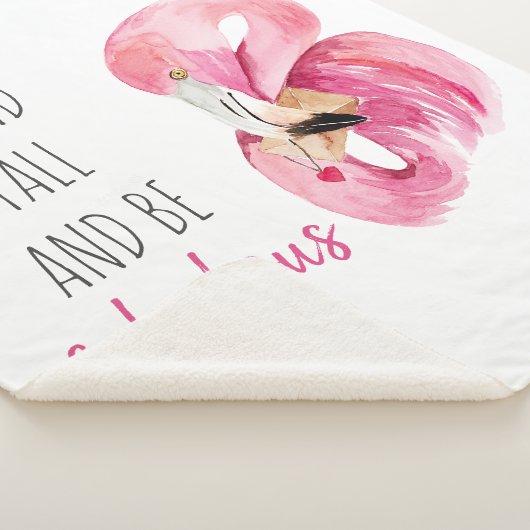 Moderne, exotische standaard en verbluffend flamin sherpa deken (3/4)