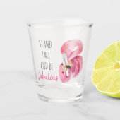 Moderne, exotische standaard en verbluffend flamin shot glas (Voorkant)