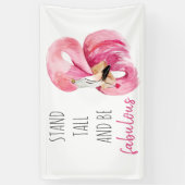 Moderne, exotische standaard en verbluffend flamin spandoek (Verticaal)