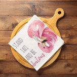 Moderne, exotische standaard en verbluffend flamin theedoek<br><div class="desc">Moderne,  exotische standaard en verbluffend flamingo</div>
