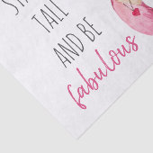 Moderne, exotische standaard en verbluffend flamin tissuepapier (Detail)