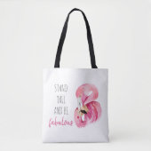 Moderne, exotische standaard en verbluffend flamin tote bag (Voorkant)
